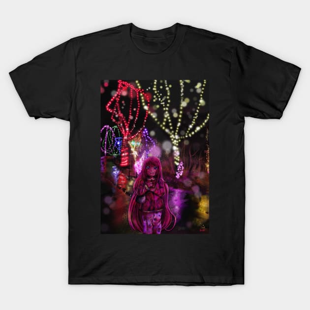 Christmas Lights T-Shirt by Yennie Fer (FaithWalkers)